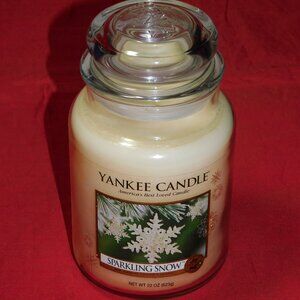 Yankee Candle Sparkling Snow 22oz Large Jar Scented Candle